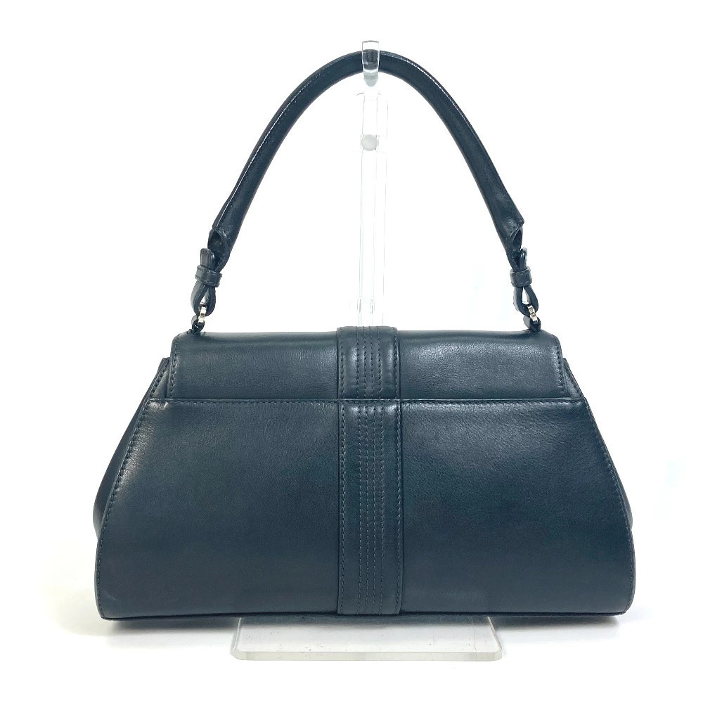 Loewe Handbag Leather Hobo Black